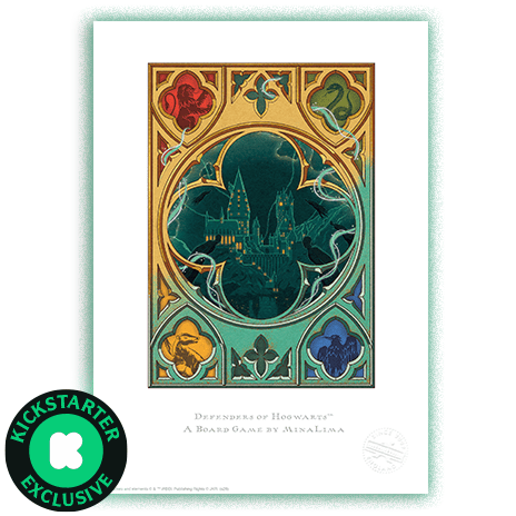 Kickstarter-exclusive art print set (© MinaLima)